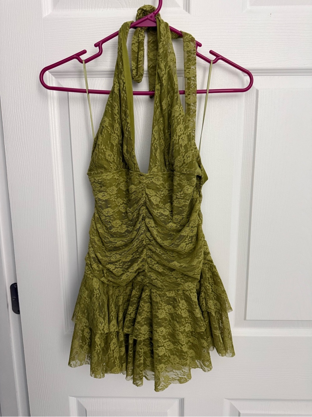 Windsor One More Look Lace Ruffle Romper